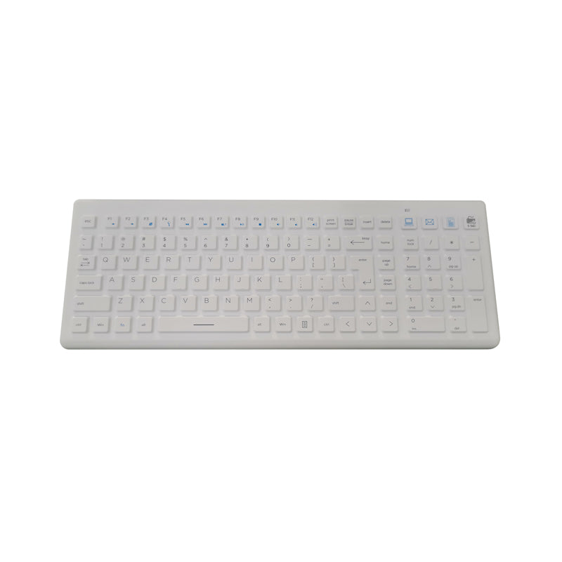 2.4 GHz Wireless Silicone Medical Waterproof Keyboard For Hospital Operation Room