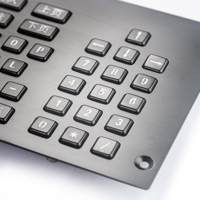 D-8829-59Keys 59Keys Stainless Steel Backlight Metal Keyboard For Aircraft Training System