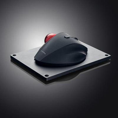 D-8332 Panel Mount Embedded Wired Ergonomic Trackball Mouse, Optical Vertical Rollerball Mice, 34mm Trackball