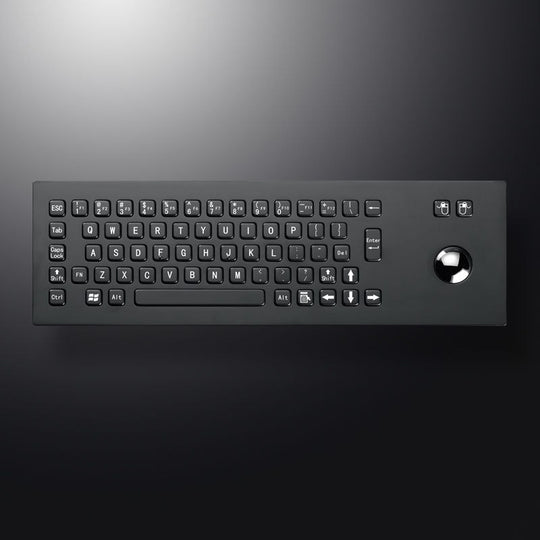 D-8603B Black Metal PC Keypad Terminal keyboard Vandal Proof Rugged Panel Mount Stainless Steel Keyboard For Self Service Kiosk
