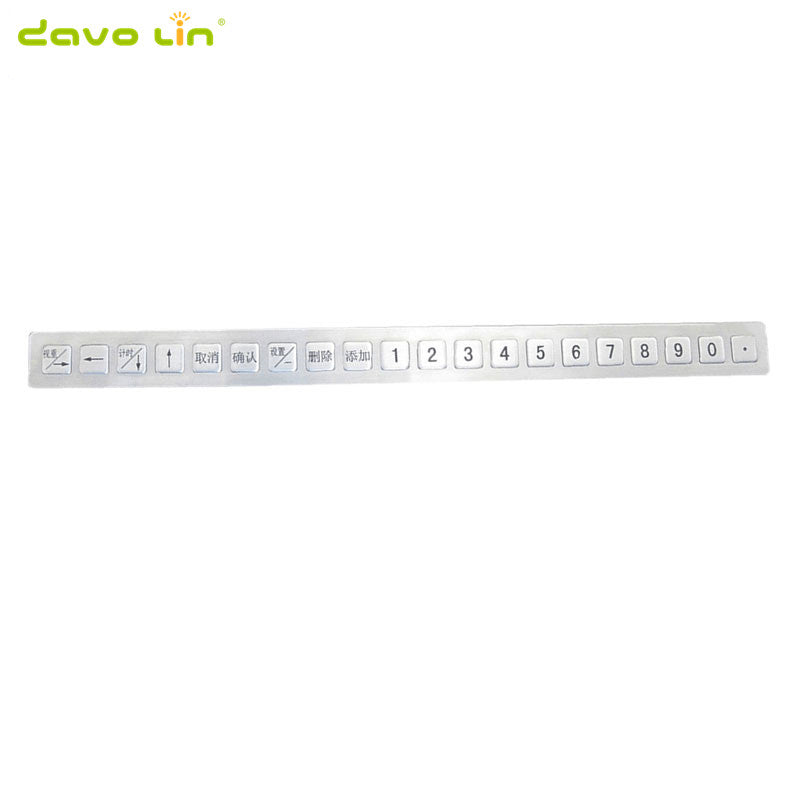 D-8511 20 Function Keys Industrial Metal Keypad