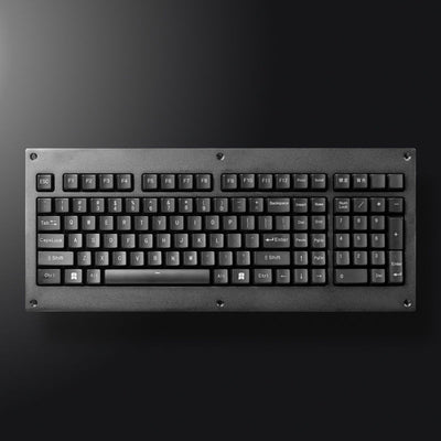 D-8665 Ruggedized Keyboard Full Keys Metal Panel With Mechanical Switch