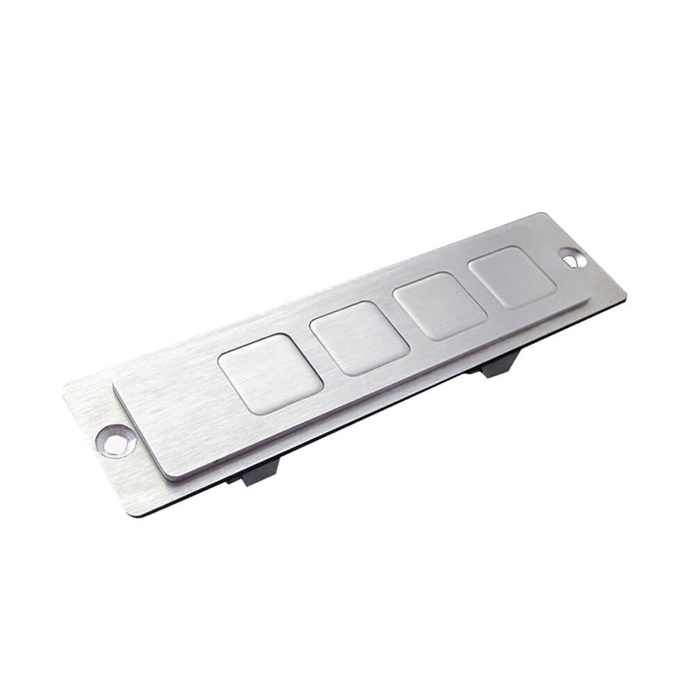 D-8506 Hot sale wholesale custom metal keypad cnc machine keypad 4 keys Function Keypad For ATM