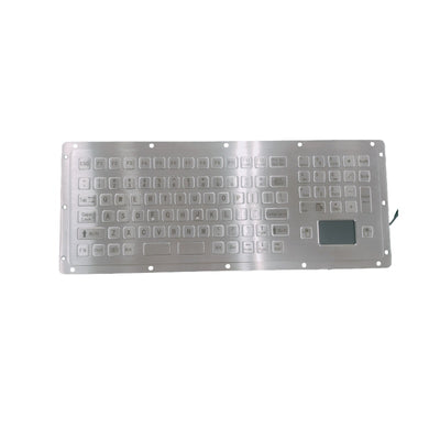 D-8697 99 Keys Embedded Rugged Industrial Stainless Steel Keyboard With Number Key and Touchpad