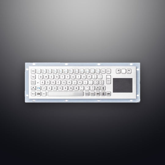D-8677 Rugged Industrial Metal Keyboards With Touchpad, USB interface
