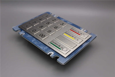 D-8216 16 Key Button ATM Type Ruggedised IK07 Vandal-Resistant And Waterproof IP54 Metal Numeric Keypad