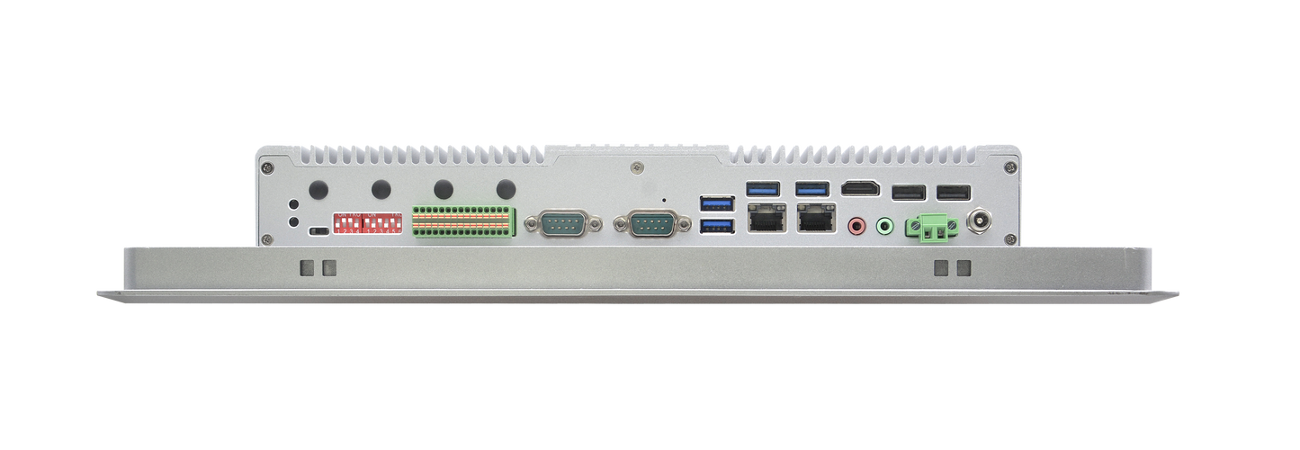 17″ Fanless Industrial Panel PC | Intel Core i5-8260U / i5-1135G7 | XGA+ | IP65 | PoE LAN