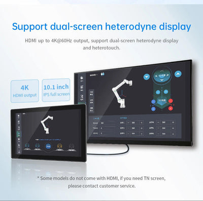 10.1" inch A133P 2x INT SPK All in One HMI Android Panel PC, IPS, ABS Frame