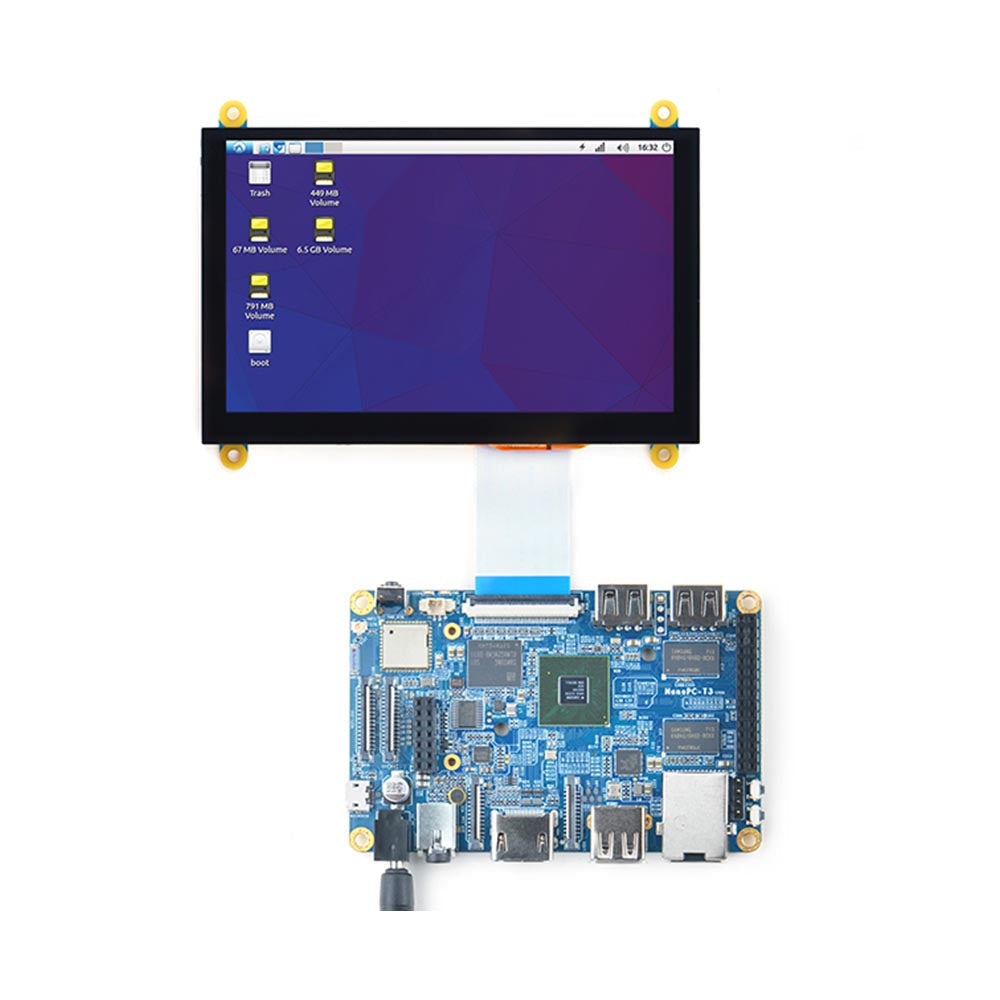 W500 5″ LCD Display | 800×480 | Capacitive Touch | RGB 24-bit | Android Linux
