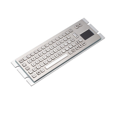 D-8630T Compact Embedded Industrial Stainless Steel Keyboard With Touchpad For Portable UAV ROV Operation Box