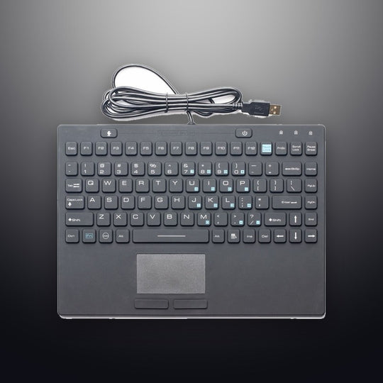 Industrial Silicone keyboard With Touchpad For Vehicle Computer