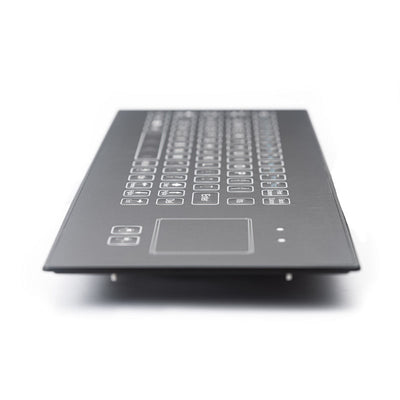 D-8688-QRS IP66 Waterproof Industrial Metal Medical Grade Ultra-thin Membrane Keyboard With Touchpad