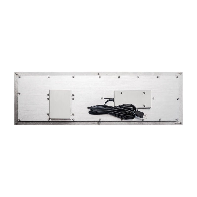 D-8605A Front Panel Mount 106 Keys Industrial Metal Stainless Steel Keyboard With Trackball And Number Keypad
