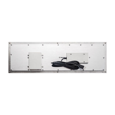 D-8605A Front Panel Mount 106 Keys Industrial Metal Stainless Steel Keyboard With Trackball And Number Keypad