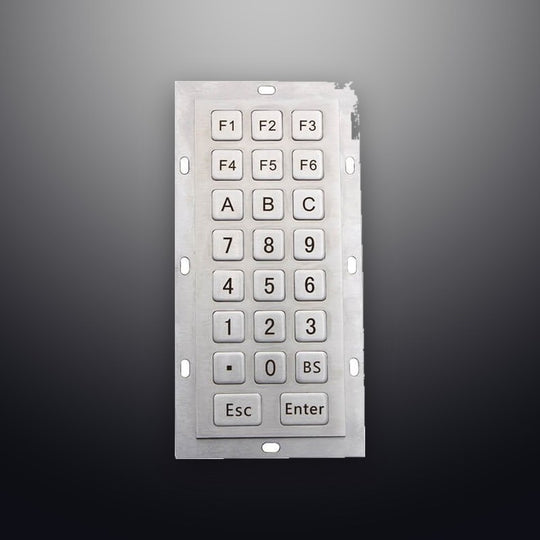 D-8235 Stainless steel keyboard Numeric keypad Metal Kiosk Keyboards matrix keypads