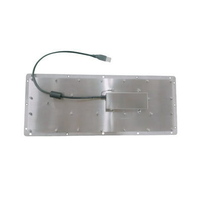 D-8697 99 Keys Embedded Rugged Industrial Stainless Steel Keyboard With Number Key and Touchpad