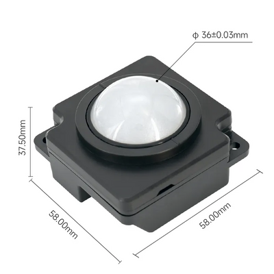 D-XH-C38 High-Precision 36mm Optical Trackball Module for Embedded Diagnostic Equipment