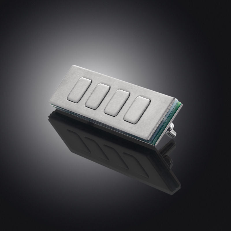 D-8501 Customize Layout 4 keys Industrial Metal Function Keypad for Self Service ATM Terminal Kiosk