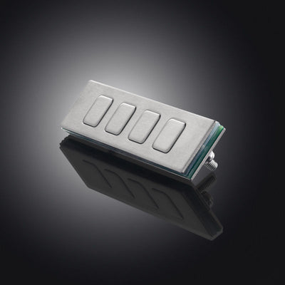 D-8501 Customize Layout 4 keys Industrial Metal Function Keypad for Self Service ATM Terminal Kiosk