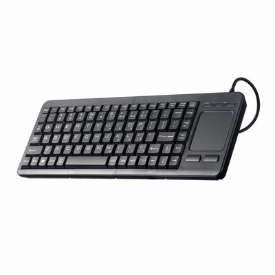 Computer Accessories USB Interface Prevent Water Splashing One-Piece Wired Touchpad Keyboard