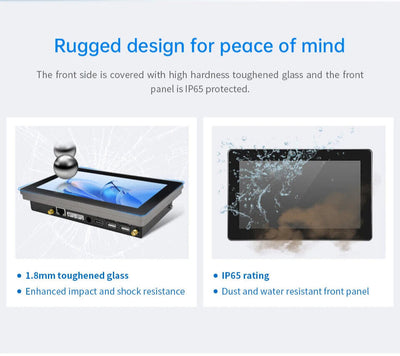 7" inch RK3568 2x INT SPK All in One HMI Android Panel PC, IPS, ABS Frame