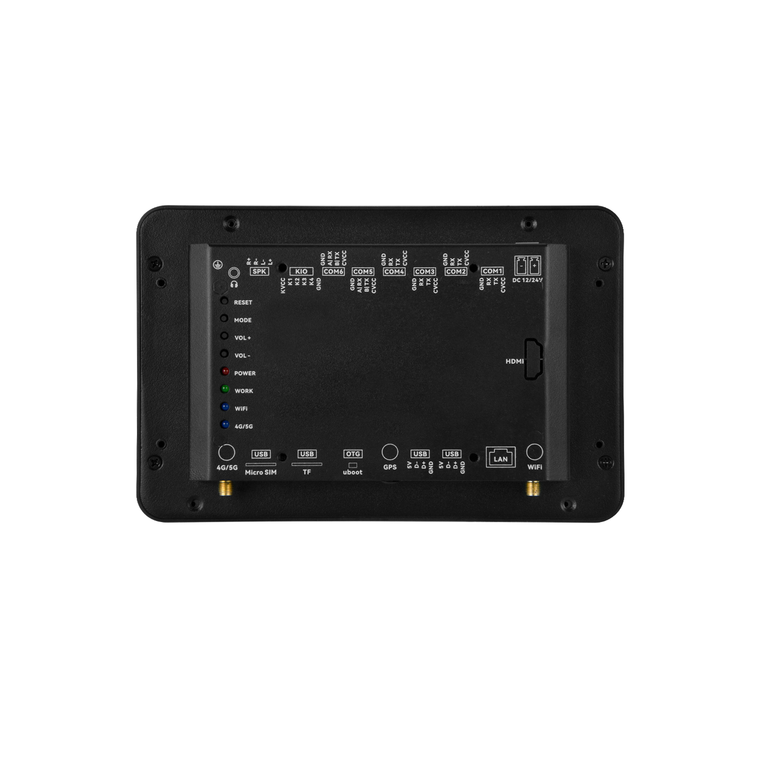 7" RK3576S All in One HMI Android Panel PC, IPS, ABS Frame