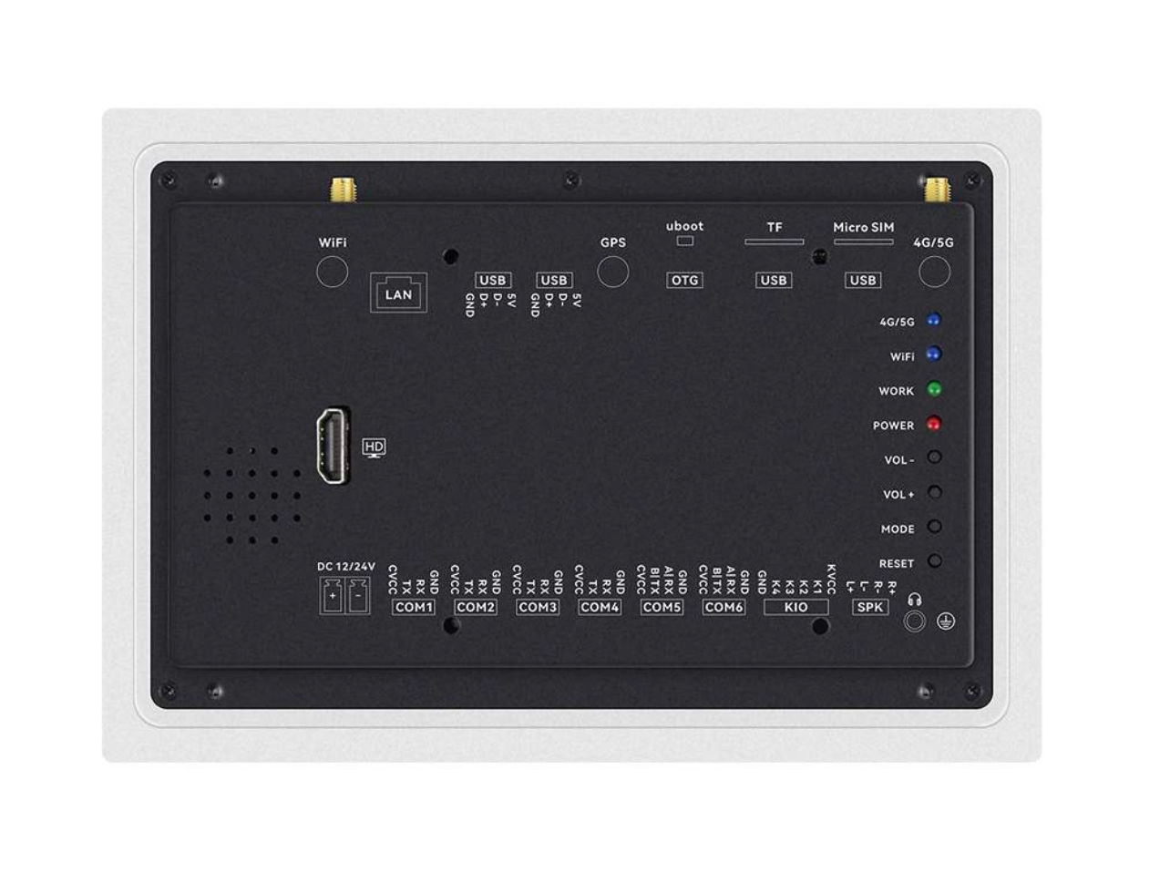 7″ Android Panel PC RK3576S– PoE, RS232/RS485, IP65 Touch HMI