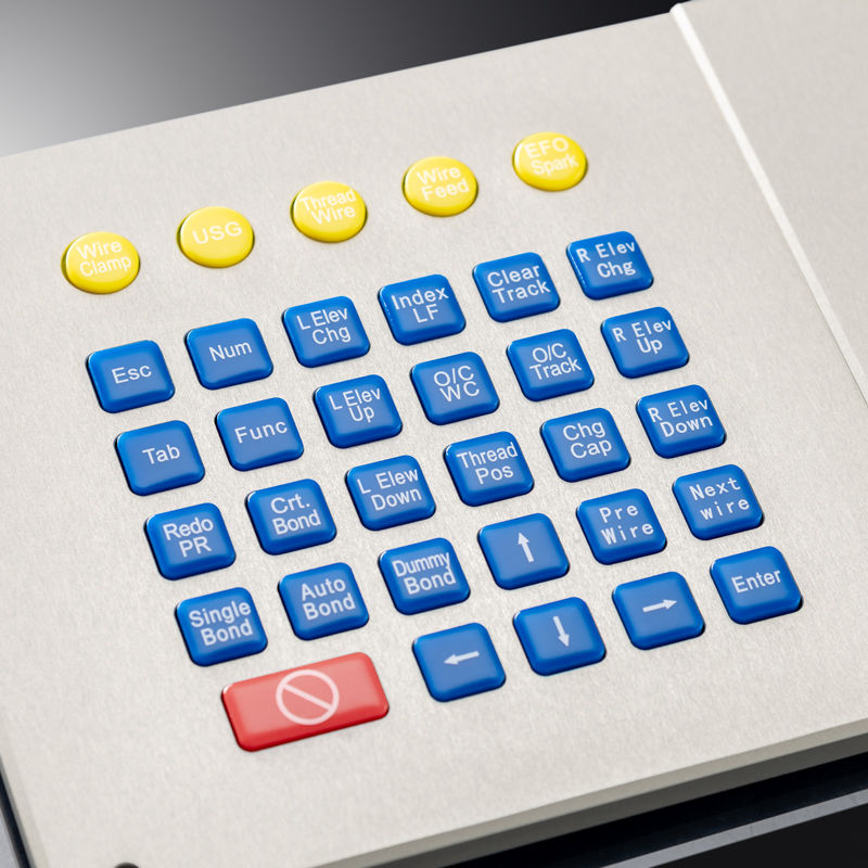 34 Keys Silicone Rugged Keyboard With Sealed Aluminum Metal Housing