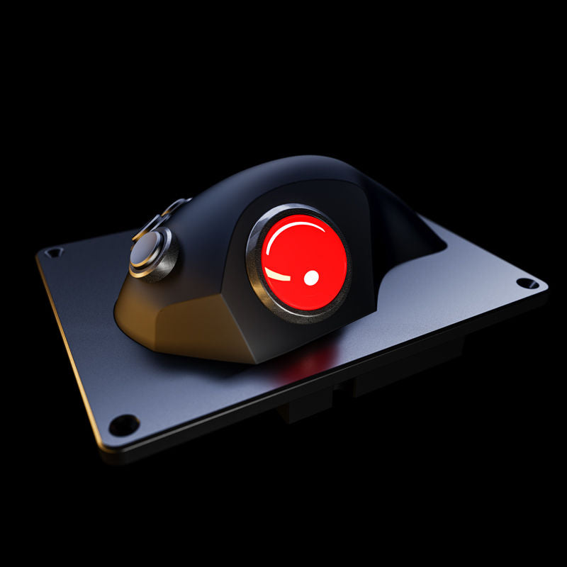 D-8339 IPX6 Rated Ergonomic Trackball Industrial Mouse With 3 NKK Buttons Switch