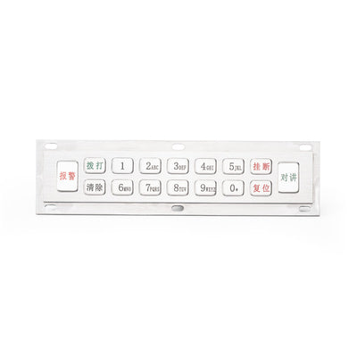 D-89172 16-Key Metal Keypad Used for Intrinsically Safe Wireless Base Stations in Mining Applications