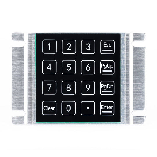D-2201 16 Keys Waterproof And Dustproof Induction Keyboard Panel Mount Capacitive Touch Keypad For Parcel Locker Access Control