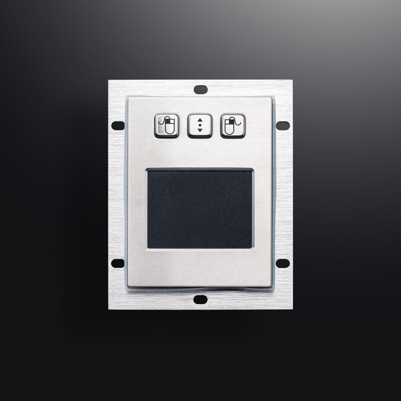 D-8458 USB PS2 Panel Mount Wired Mini Metal Touchpad Mouse With 3 Buttons Industrial Pointing Device Touch Pad