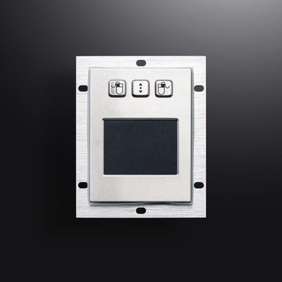 D-8458 USB PS2 Panel Mount Wired Mini Metal Touchpad Mouse With 3 Buttons Industrial Pointing Device Touch Pad