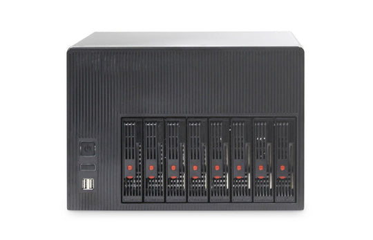 8-Bay NAS Chassis – Hot-Swap Micro-ATX