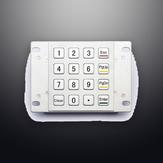 D-8203 4x4 Keys Waterproof Ip65 Metal Keypads Stainless Steel Keypads For Self-Service Kiosk