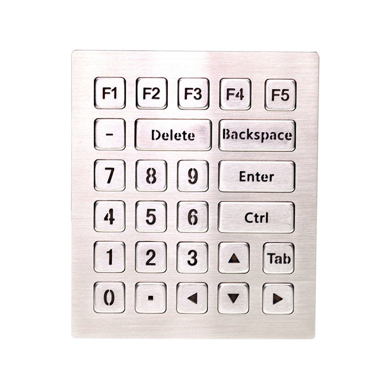 D-8223-1-BG 26 Keys Rugged Metal Keypad With Backlight For Industrial Control Equipment