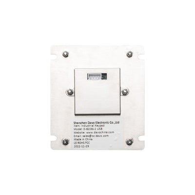 D-8208J-2-MW IP66 Waterproof 12 Keys Metal Keypad With Braille For Parcel Locker