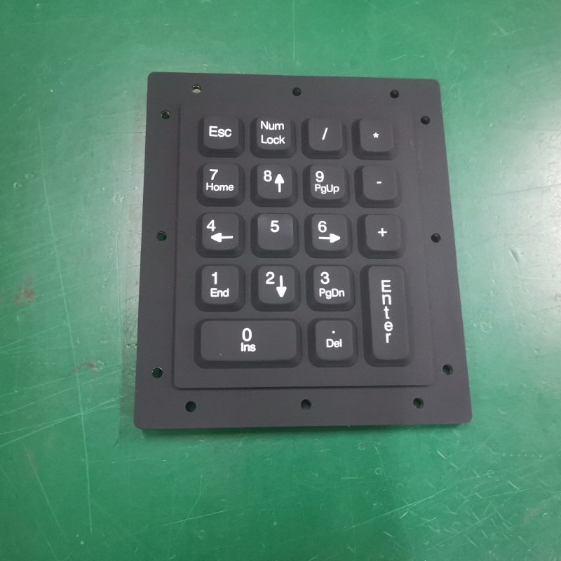 D-6102 18-Keys IP66 Waterproof Silicone Number Keypad