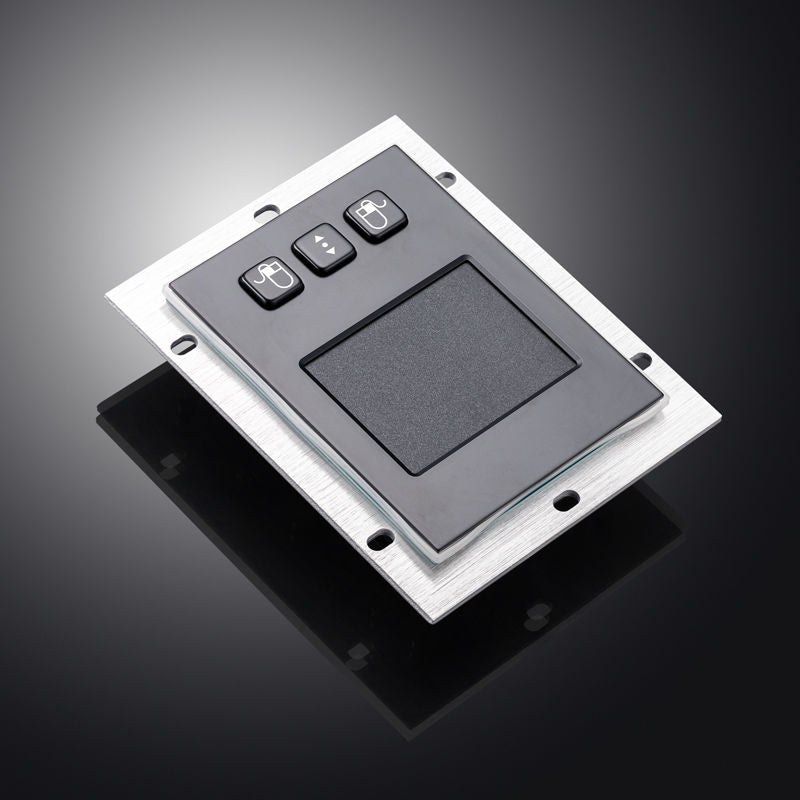 D-8458B Panel Mount Wired Mini Metal Touchpad Mouse With 3 Buttons Industrial Pointing Device Touch Pad