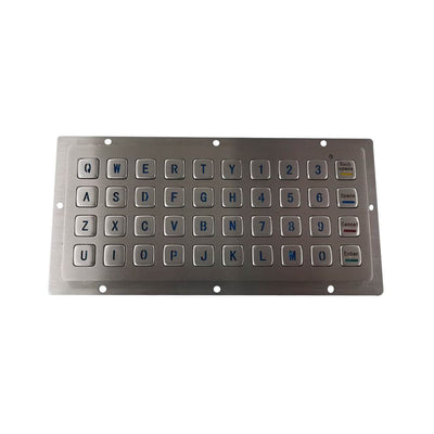 D-8933 DAVO 40 keys Rear Panel Mount Numeric Keyboard Stainless Steel Industrial Metal keypad With Backlight