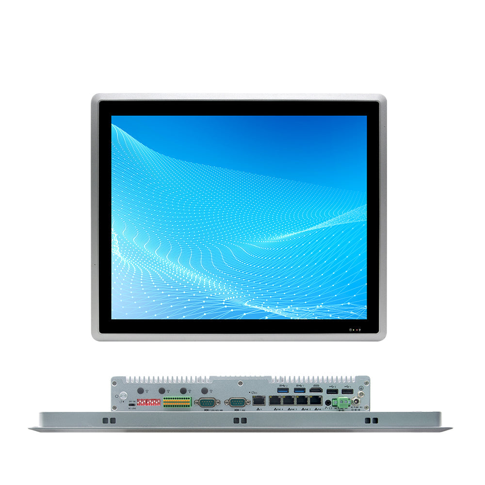 19″ Fanless Industrial Panel PC | Intel Celeron J6412 | SXGA | IP65 | PoE LAN