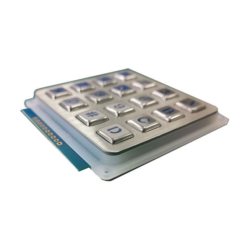 D-87158 16 Keys Mini Compact Panel Mount Metal Keypad For Password Unlock Door System