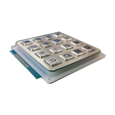 D-87158 16 Keys Mini Compact Panel Mount Metal Keypad For Password Unlock Door System