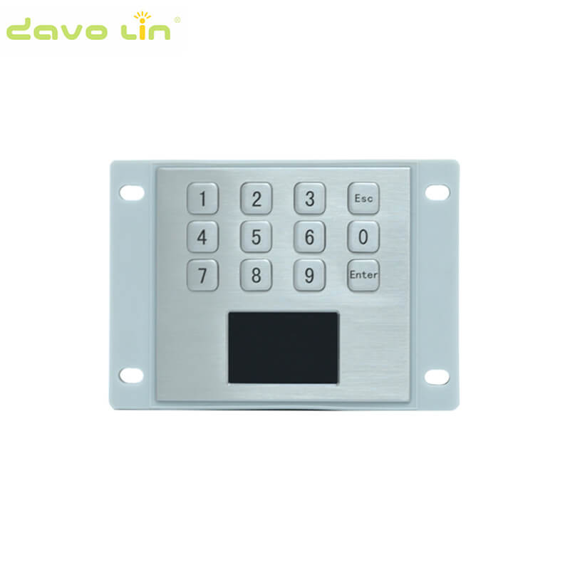 D-8410 IP65 waterproof metal touchpad with numeric keypad
