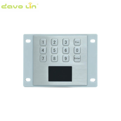 D-8410 IP65 waterproof metal touchpad with numeric keypad