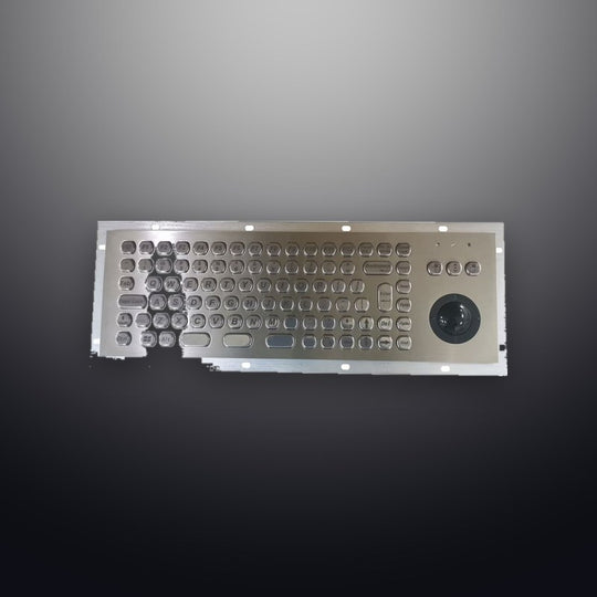 D-8610 89 Keys Industrial Keyboards With 36mm Resin Trackball