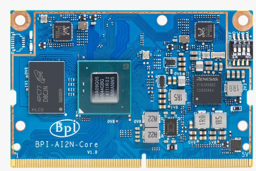 Banana Pi BPI-AI2N Compute Module (Carrier Board Required) – 8GB RAM + 32GB eMMC – 1