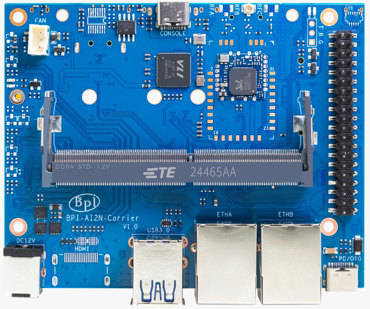 Banana Pi BPI-AI2N Carrier Board – 1