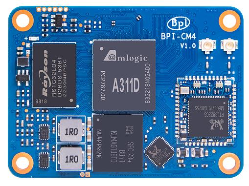 Banana Pi BPI-CM4 Compute Module (Carrier Board Required) – 4GB RAM + 16GB eMMC – 1