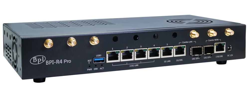 Banana Pi BPI-R4 Pro BLACK Steel Case – 1